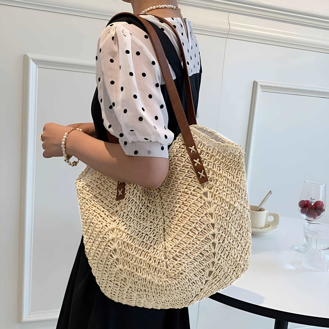 Woven Beach Tote Bag for Women 2