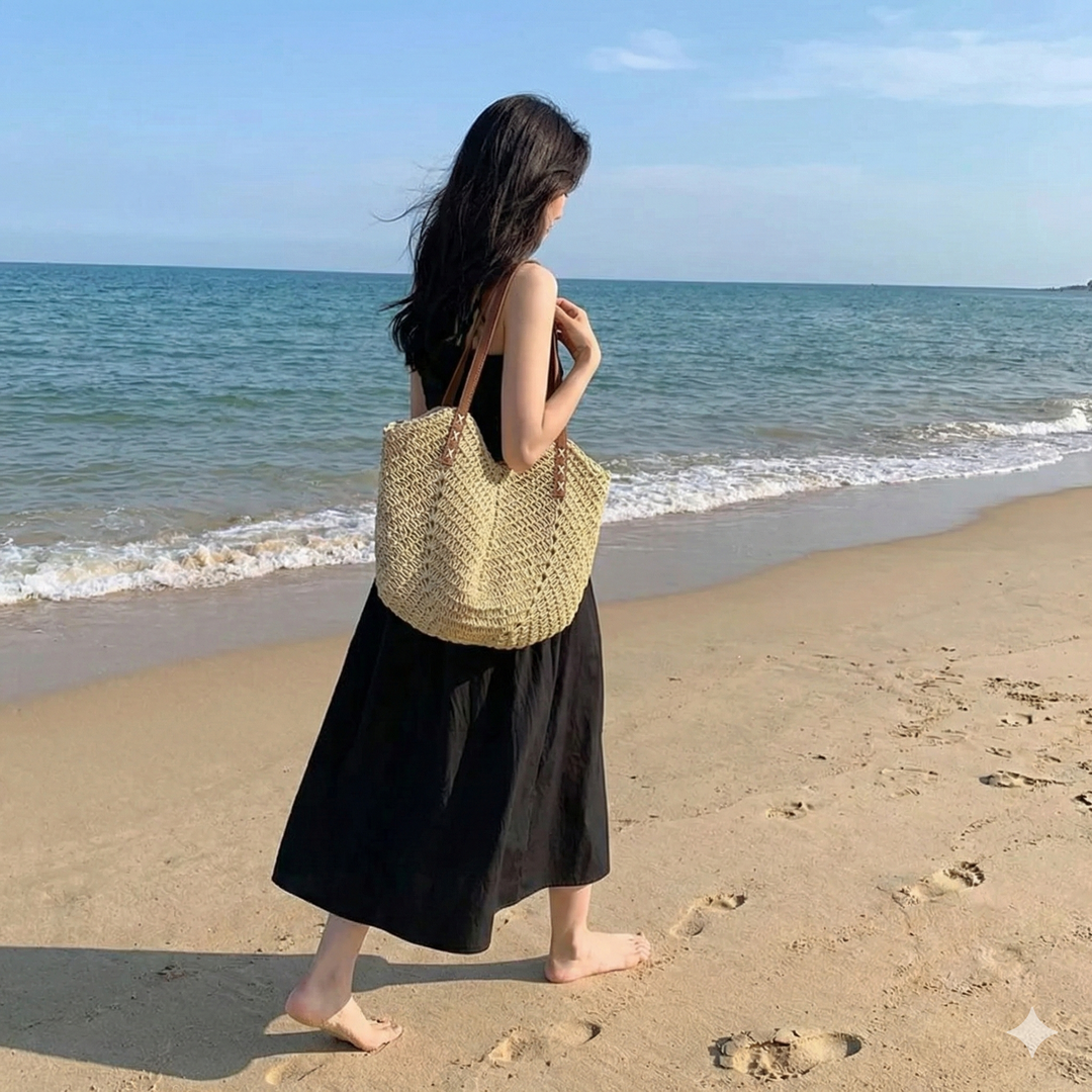 Woven Beach Tote Bag for Women 3
