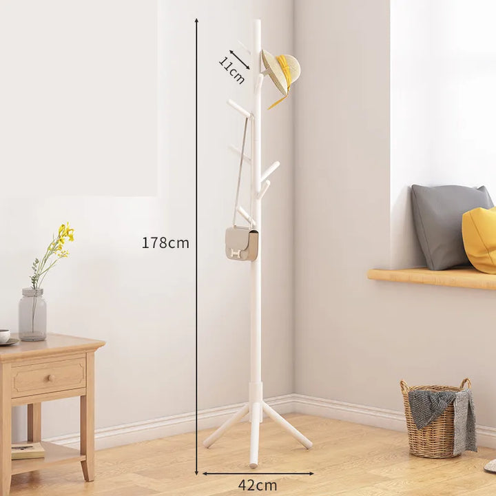 Wooden Freestanding Coat Rack