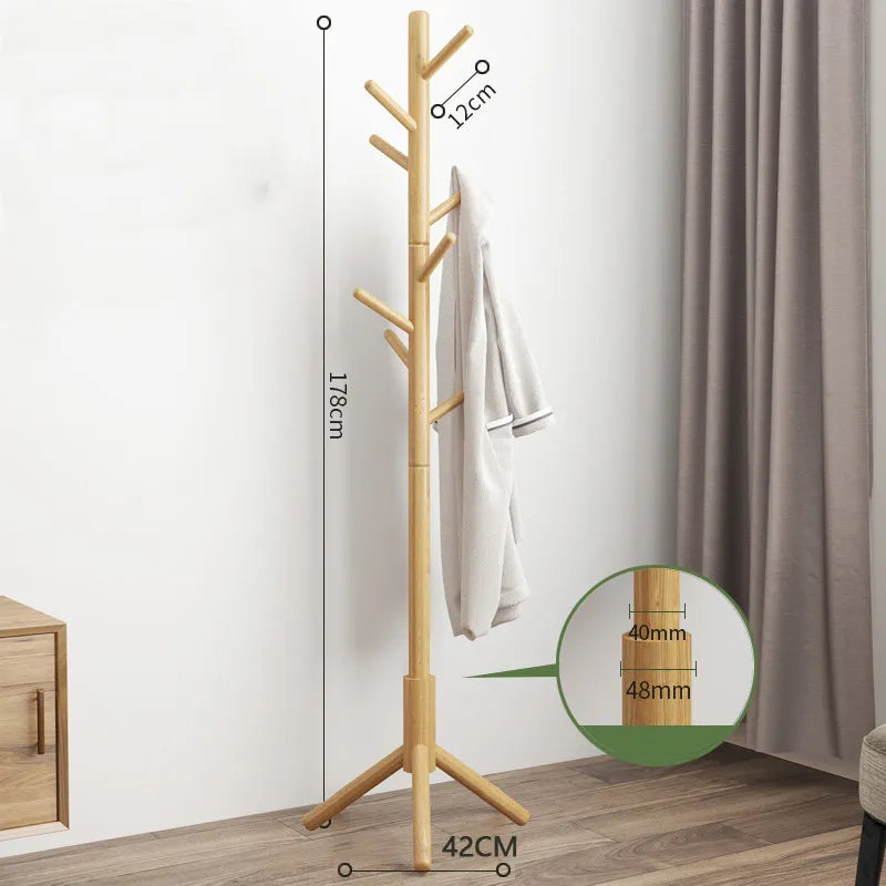 Wooden Freestanding Coat Rack