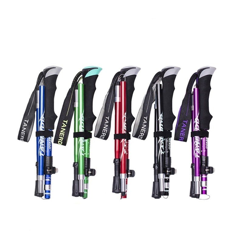 Telescopic Aluminum Hiking Poles fully extended