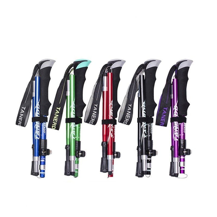 Telescopic Aluminum Hiking Poles fully extended