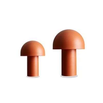 Aluminum Mushroom Table Lamp size comparison