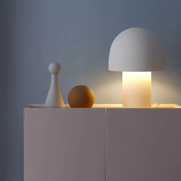 Aluminum Mushroom Table Lamp detail view