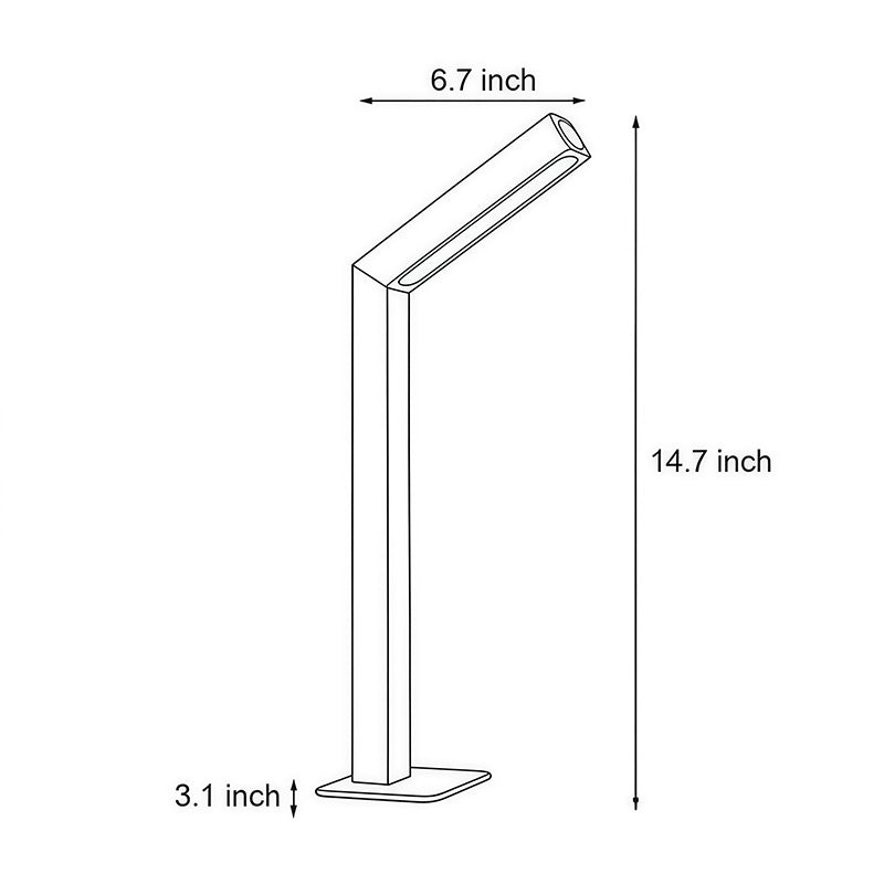 Solid Wood Touch-Control Table Lamp