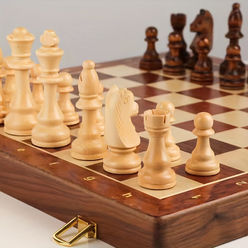 Premium Wooden Chess Set: Classic Tournament Board for Strategic Family Fun