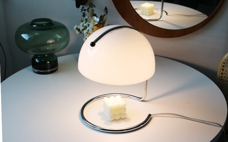 Bauhaus Glass Table Lamp color options