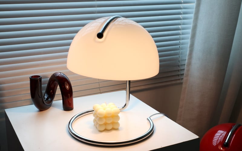 Bauhaus Glass Table Lamp lifestyle view
