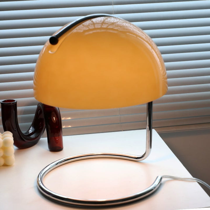 Bauhaus Glass Table Lamp detail view
