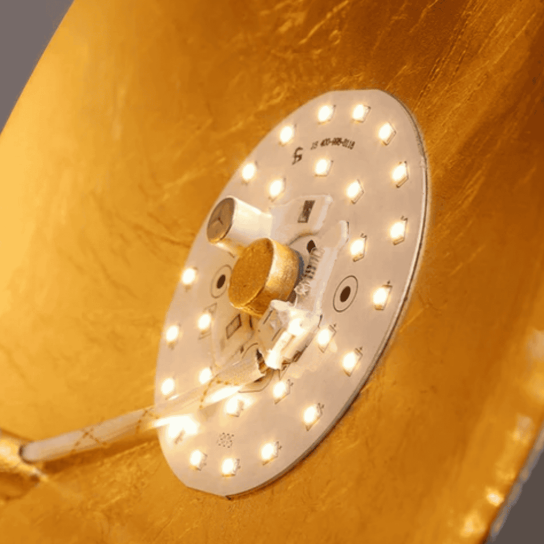 Black Eclipse LED Wall Lamp LED module detail