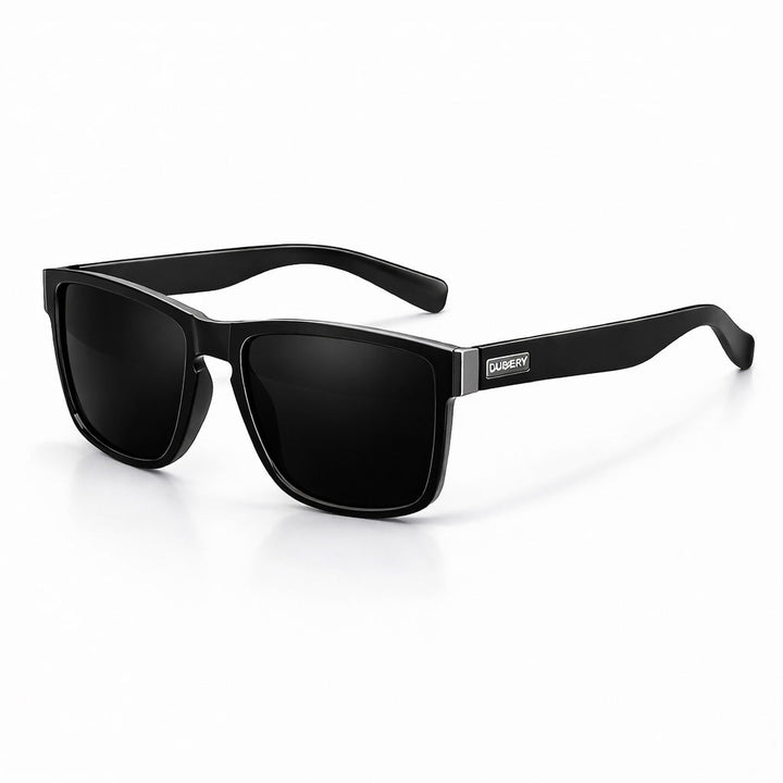 Black Mirrored Sport Performance Sunglasses front view
