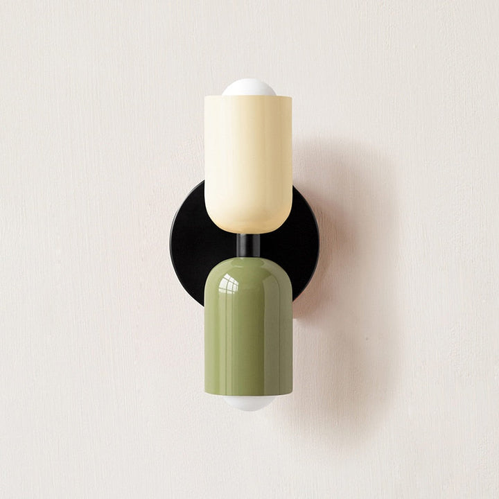 Bold Matte Twin-Bulb Sconce bathroom vanity lifestyle