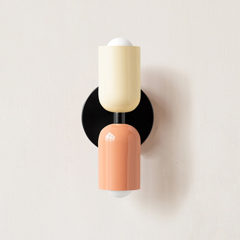 Bold Matte Twin-Bulb Sconce bedroom lifestyle
