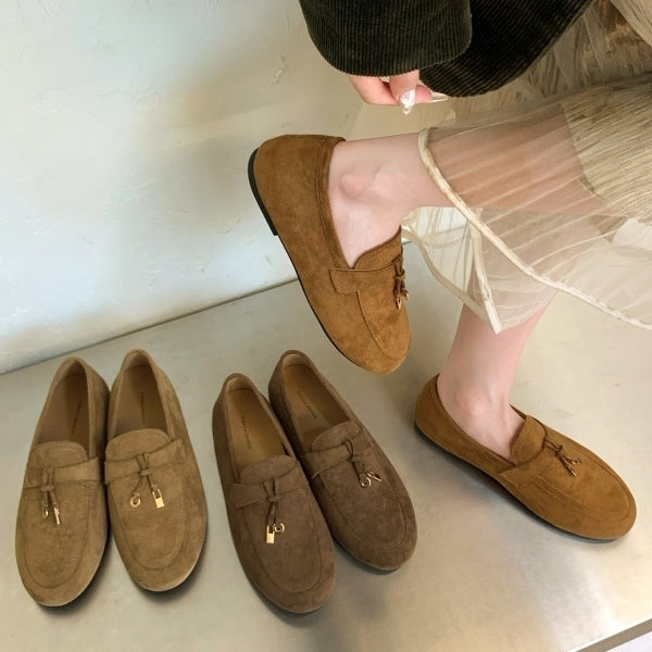 Bow-Front Slip-On Loafers color options view