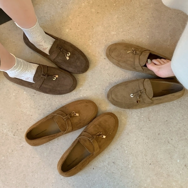 Bow-Front Slip-On Loafers color options view