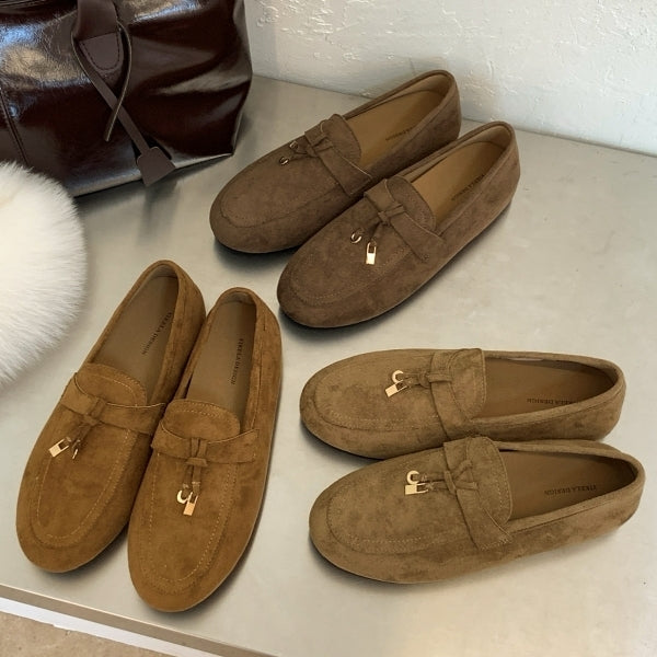 Bow-Front Slip-On Loafers color options view