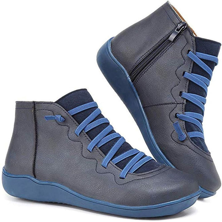 Breathable Slip-Resistant Ankle Boots worn lifestyle