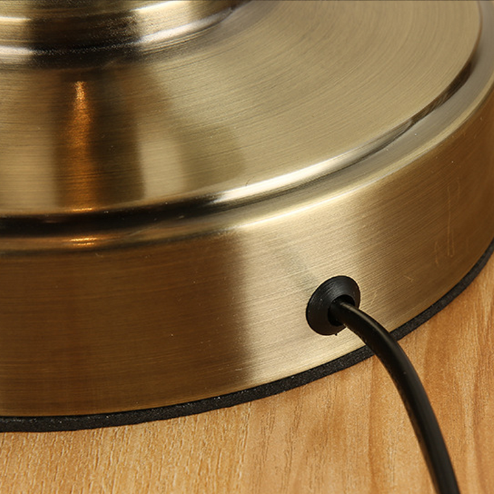Bronze Gooseneck Task Light weighted base and power cord