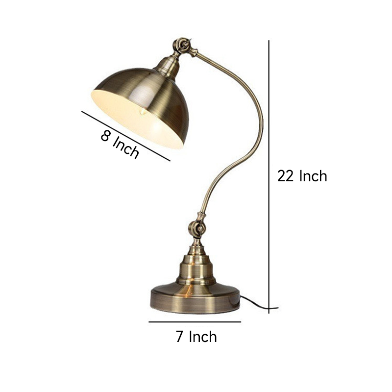 Bronze Gooseneck Task Light