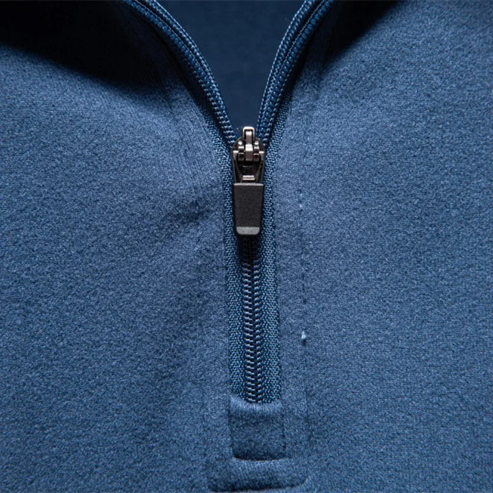 Brushed Fleece Quarter-Zip Sweatshirt alternate view 2