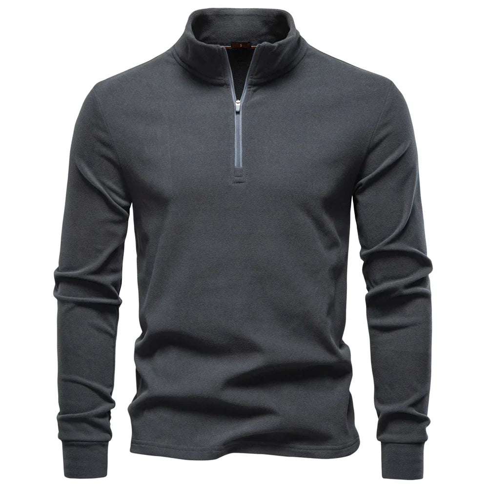 Brushed Fleece Quarter-Zip Sweatshirt alternate view 5