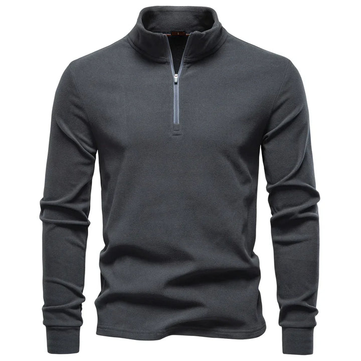 Brushed Fleece Quarter-Zip Sweatshirt alternate view 5