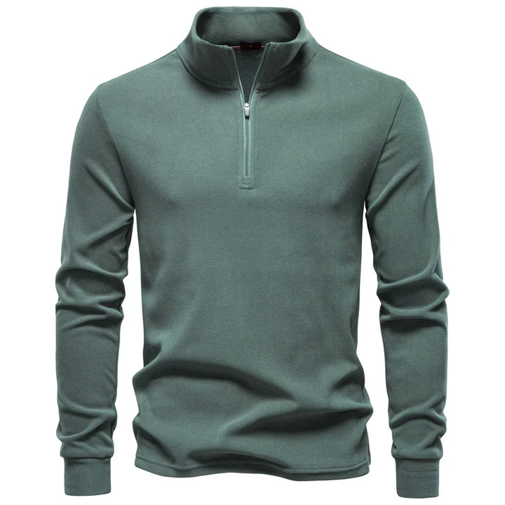 Brushed Fleece Quarter-Zip Sweatshirt alternate view 6
