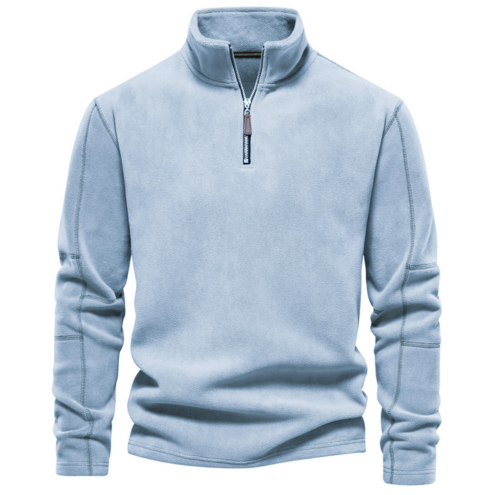 Brushed Fleece Quarter-Zip Pullover alternate view 4
