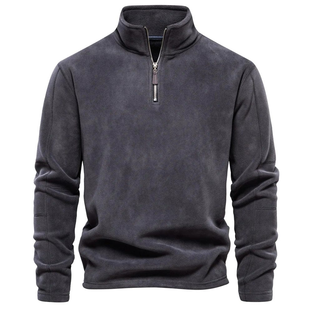 Brushed Fleece Quarter-Zip Pullover alternate view 5