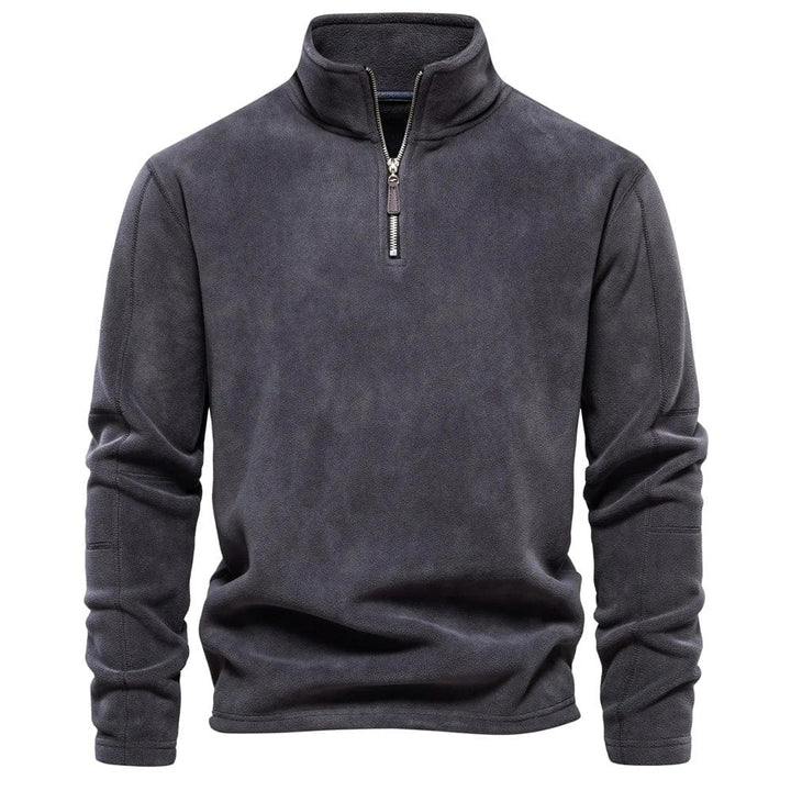 Brushed Fleece Quarter-Zip Pullover alternate view 5