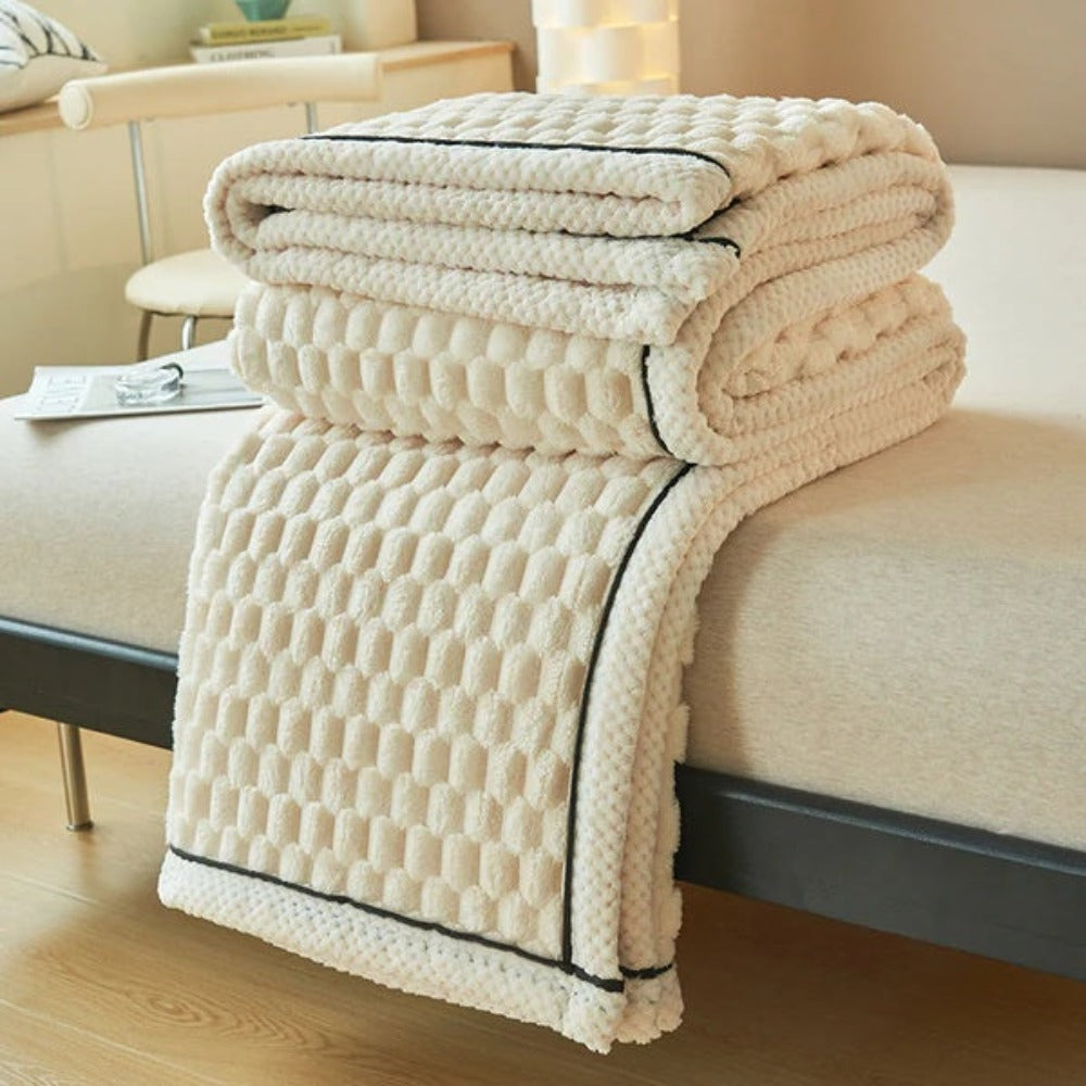 Bubble Sherpa Fleece Throw Blanket alternate view 12