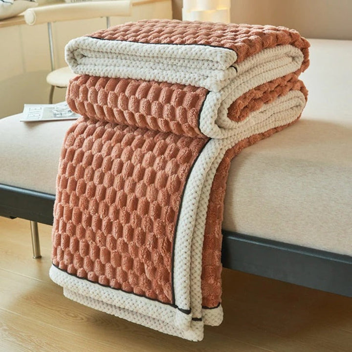 Bubble Sherpa Fleece Throw Blanket alternate view 2