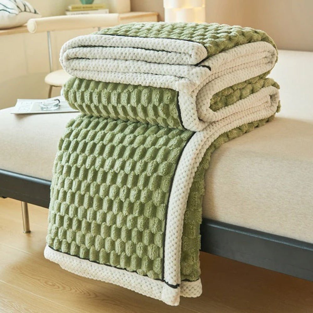 Matcha Bubble Sherpa Throw Blanket product view 11