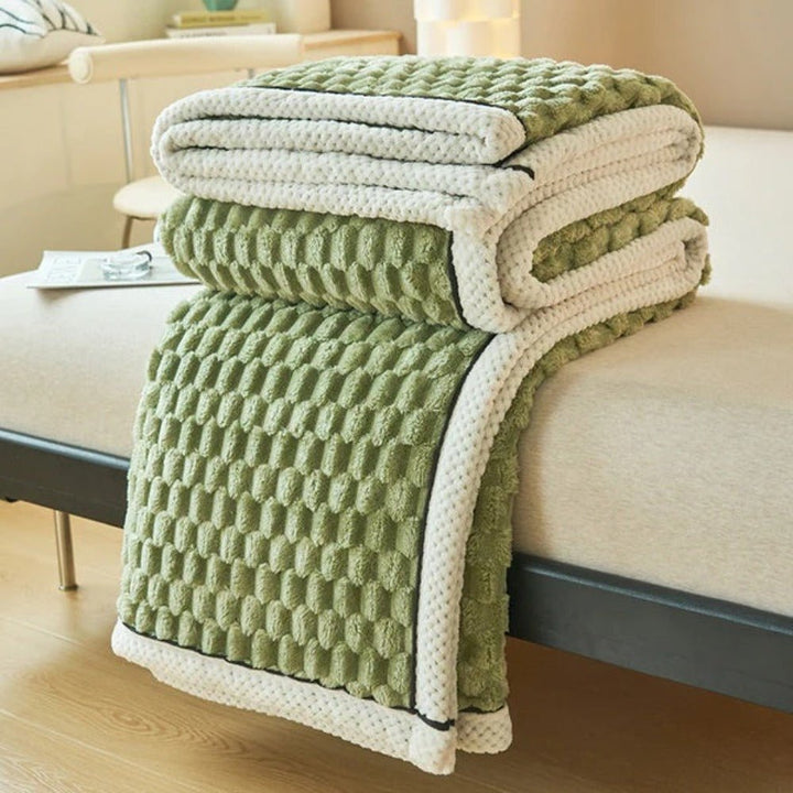 Matcha Bubble Sherpa Throw Blanket product view 11