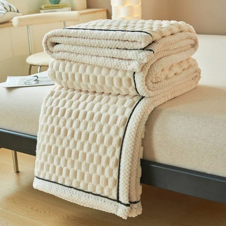 Matcha Bubble Sherpa Throw Blanket product view 12