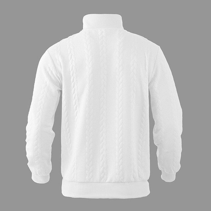 Cable-Knit Quarter-Zip Pullover alternate view 15