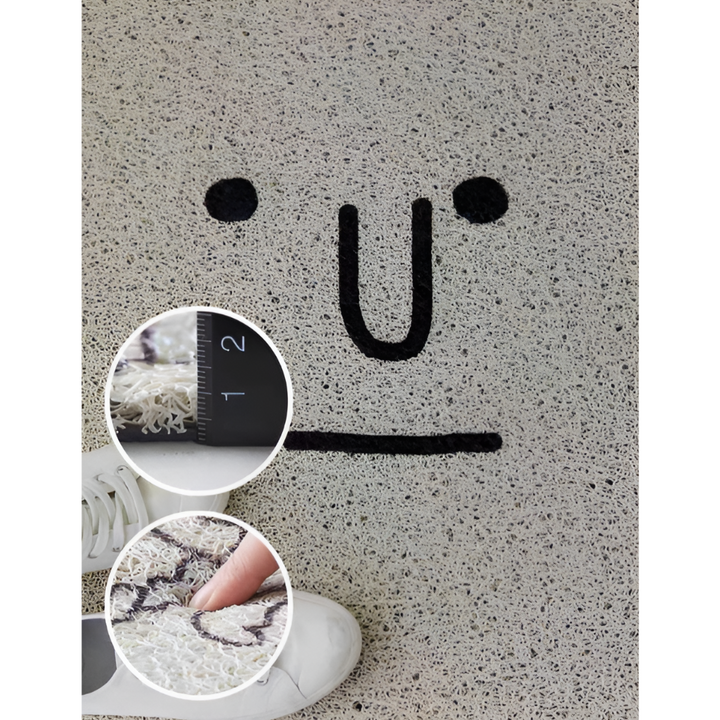 Cheeky Smiley Print Doormat