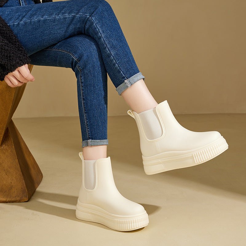 Chunky-Sole Chelsea Rain Boots alternate view 7