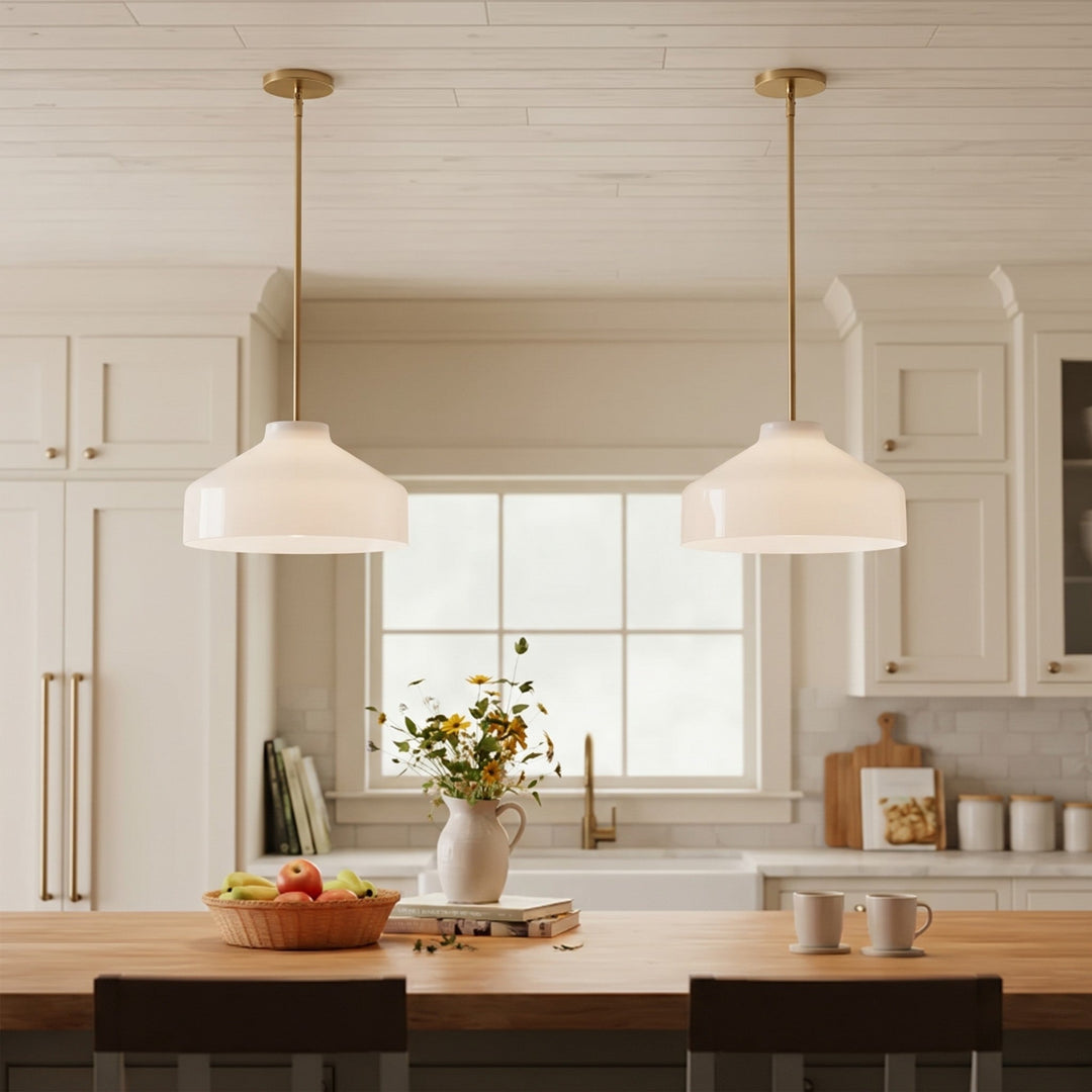Nordic Matte Metal Pendant