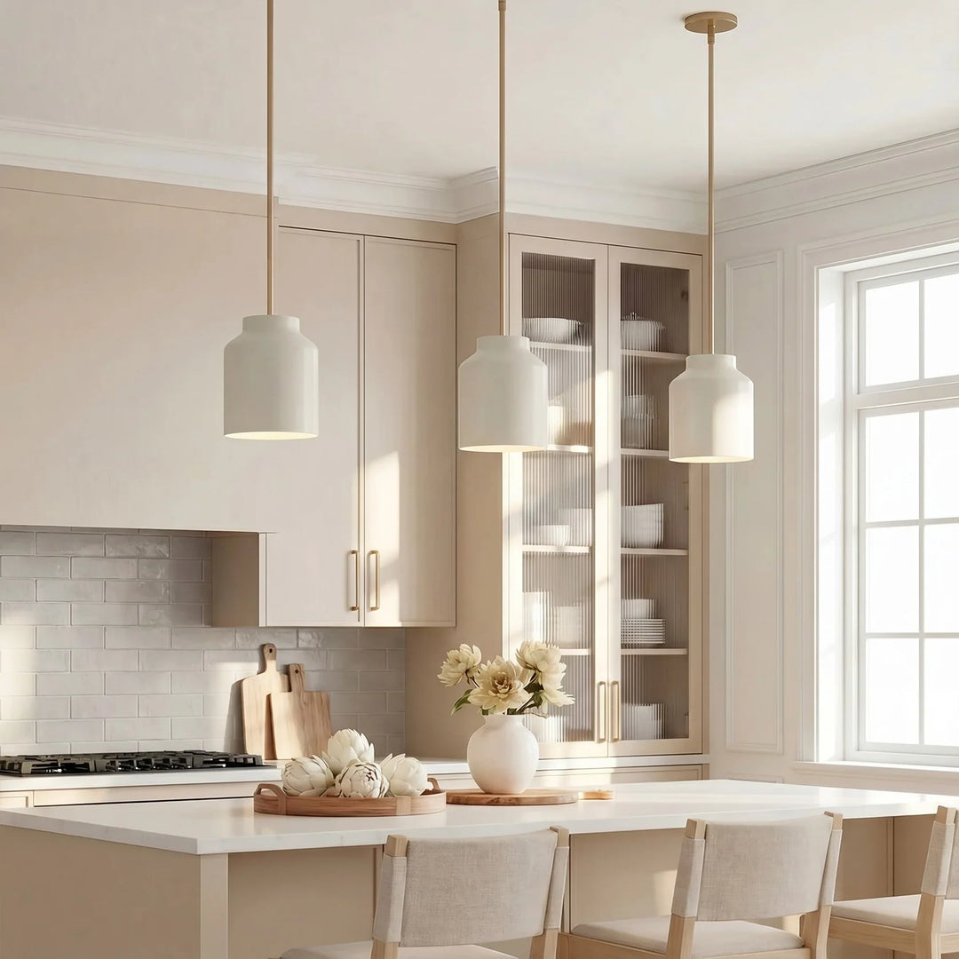 Nordic Matte Metal Pendant