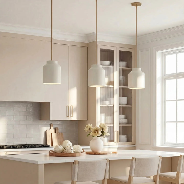 Nordic Matte Metal Pendant