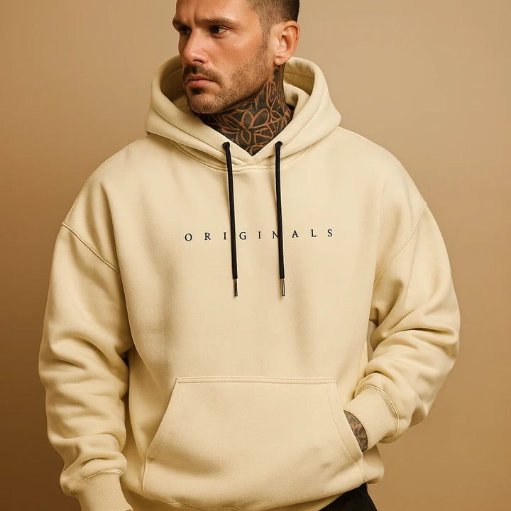 Yellow Pullover Hoodie front view