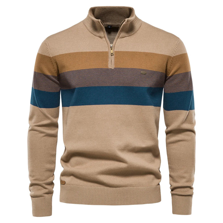 Color-Block Quarter-Zip Sweater alternate view 11
