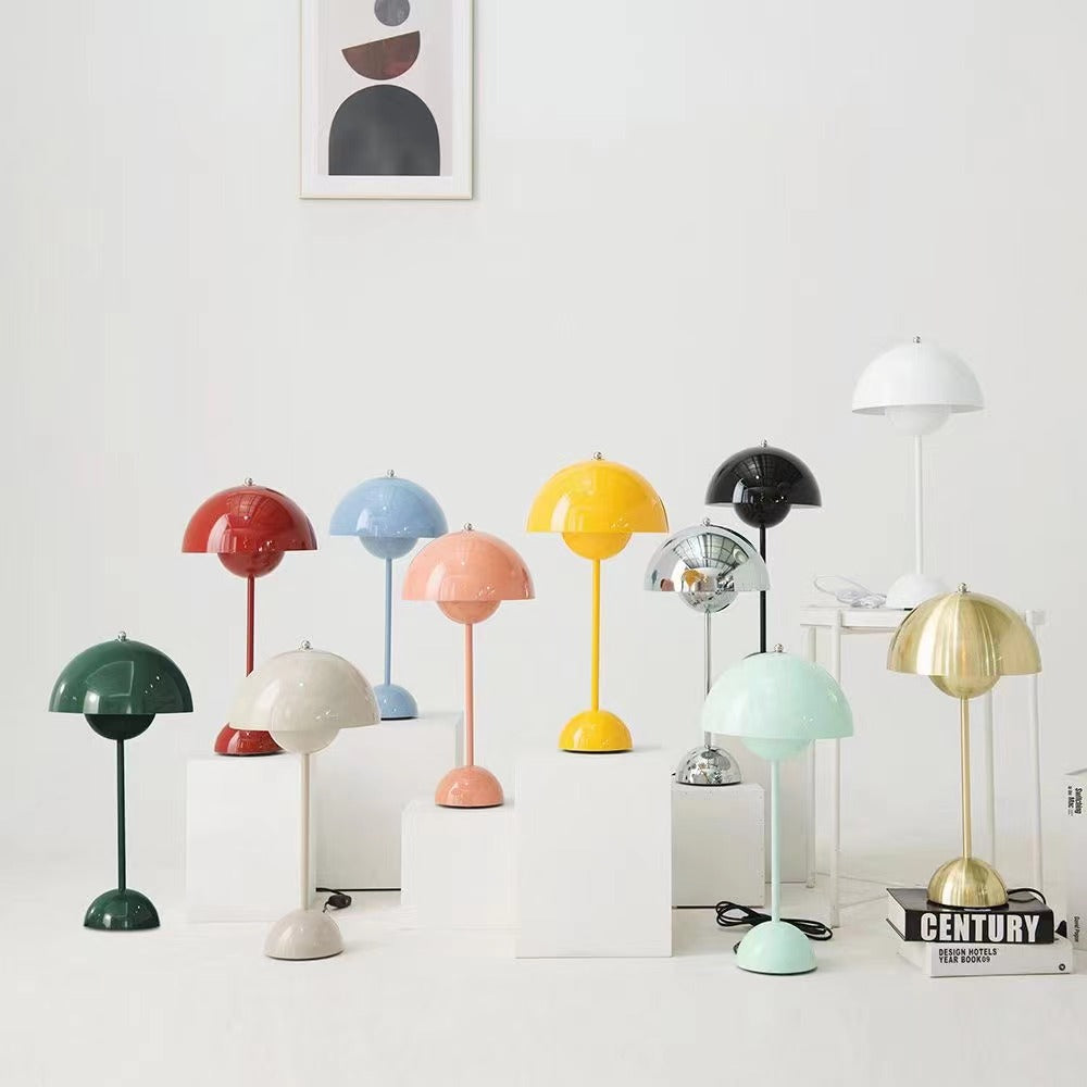 Color-Changing Mushroom Table Lamp detail view