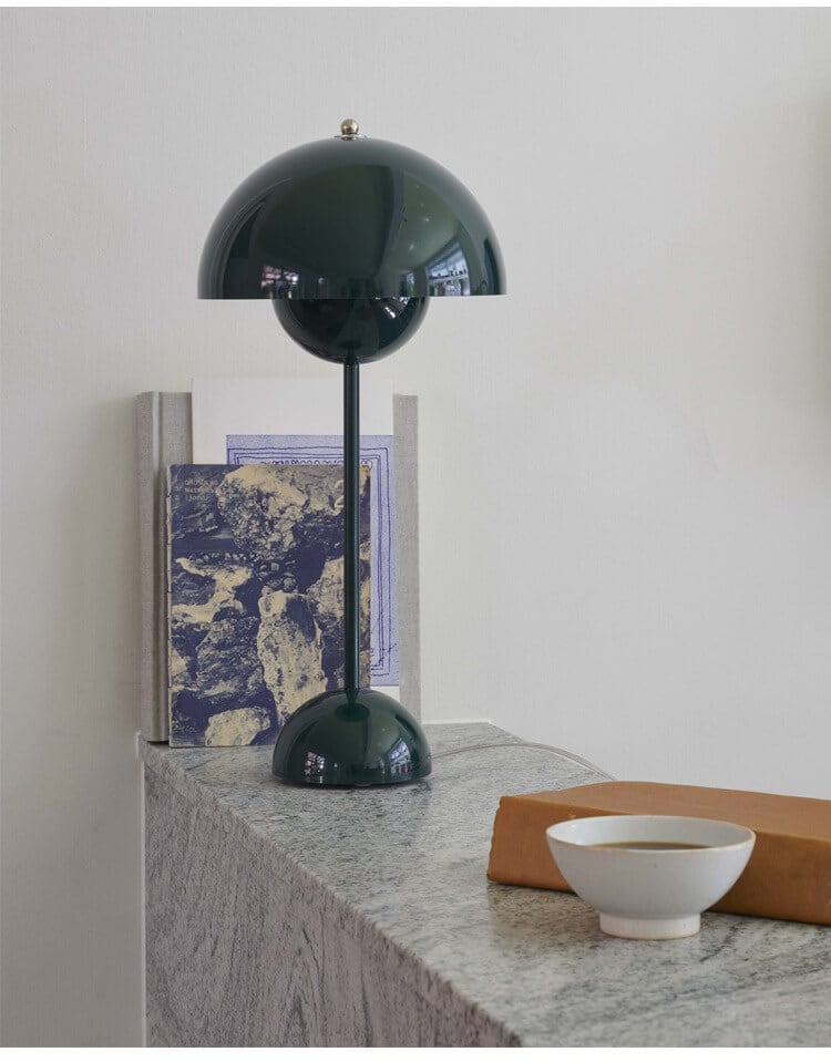 Color-Changing Mushroom Table Lamp detail view