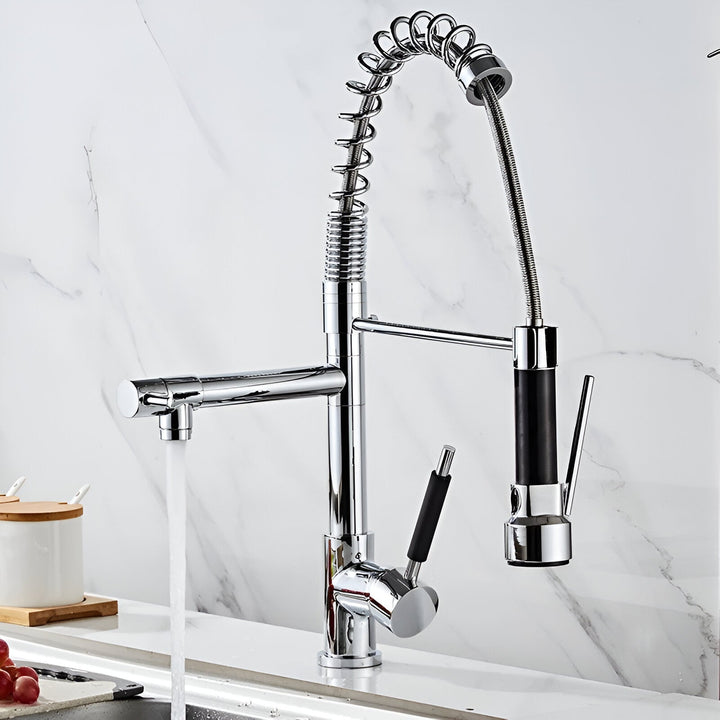 Commercial-Style Pull-Down Kitchen Faucet front view