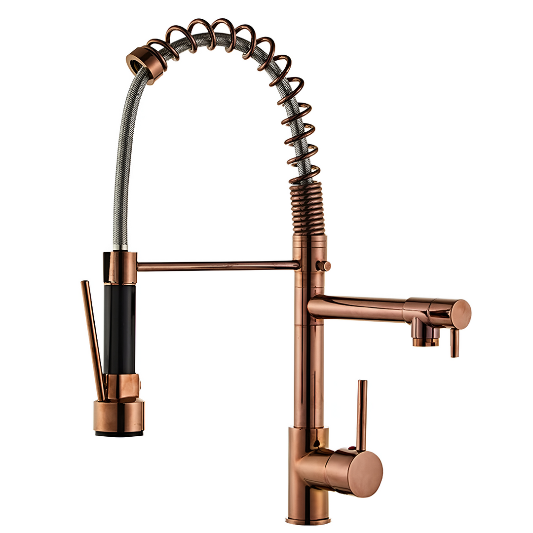 Commercial-Style Pull-Down Kitchen Faucet lifestyle kitchen setting