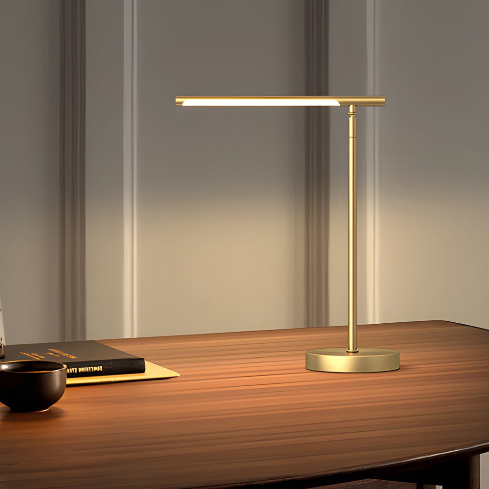 Copper Desk Lamp on office desk lifestyle