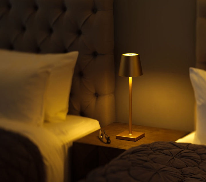 Cordless Rechargeable LED Table Lamp angled view