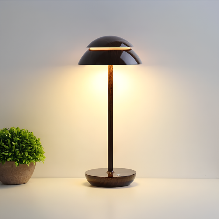 Cordless Rechargeable LED Table Lamp with Touch Dimming, Scandinavian Style for Home